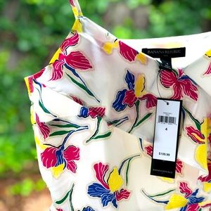 NWT Banana Republic floral dress size 4